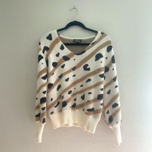4SI3NNA Mable Leopard Sweater